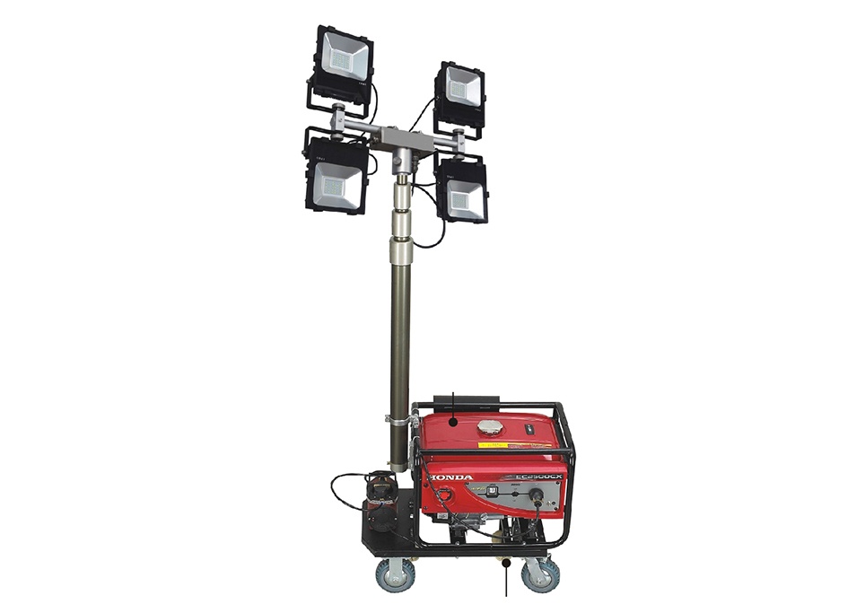 All-round automatic lifting work light